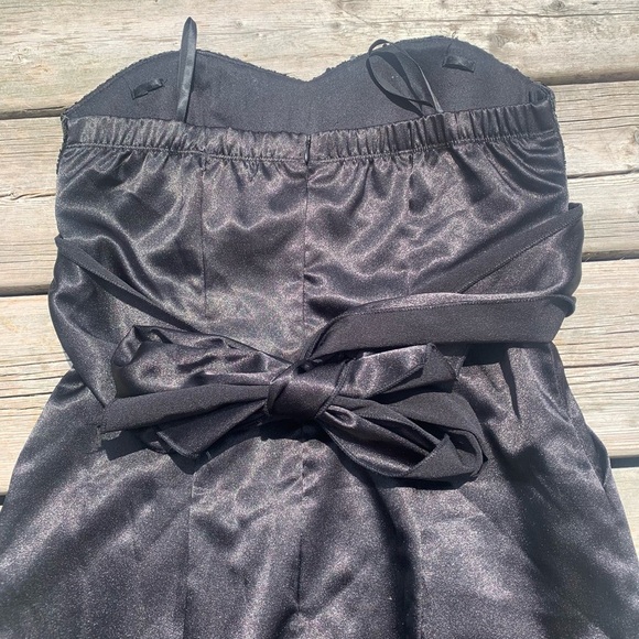 Le Château Black Strapless Sequin Cocktail Dress – Size Small - Picture 4 of 7